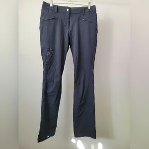 Salomon Women’s Hiking Pants US 8 Navy Regular Inseam Adjustable Waist NWOT
